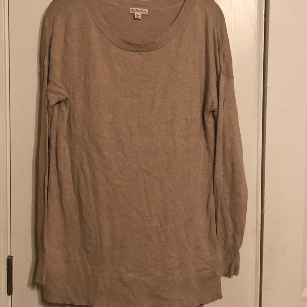 Taupe Sweater Tunic